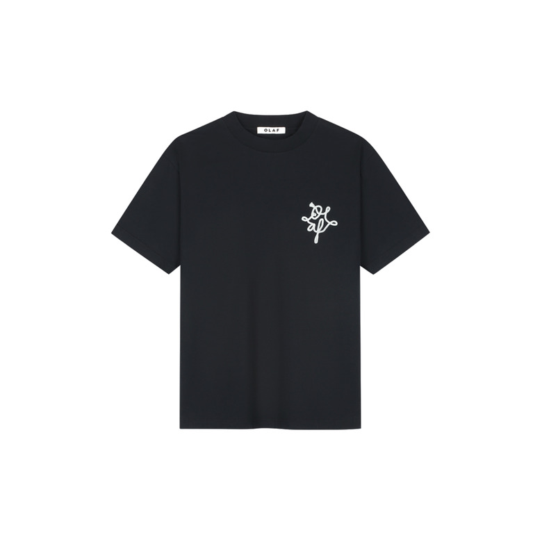 Olaf Hussein t-shirt noir 1