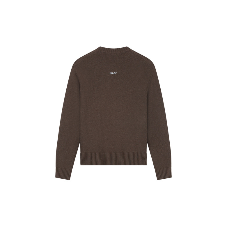 Olaf Hussein sweater brown 2