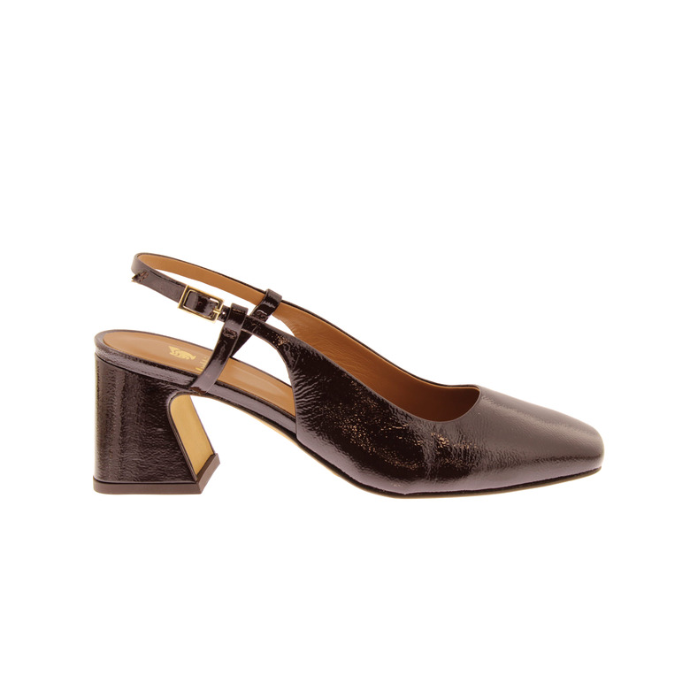 Bobbies slingbacks braun 1