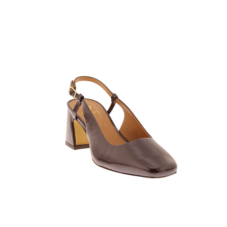Bobbies slingbacks braun 2