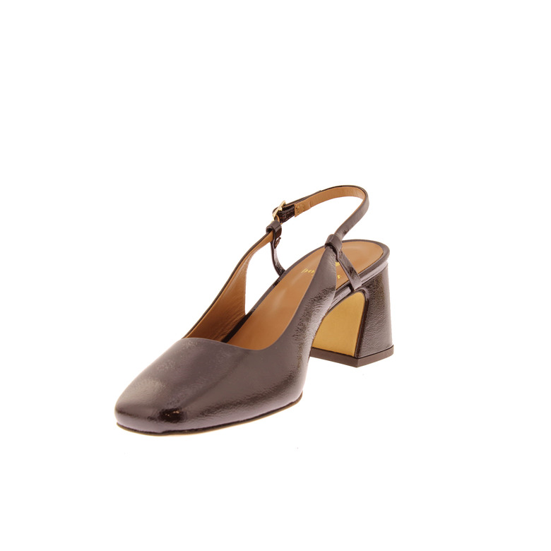 Bobbies slingbacks braun 3