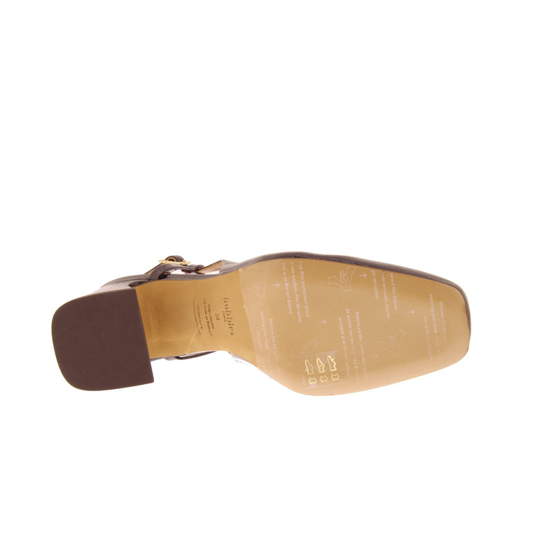 Bobbies slingbacks braun 5