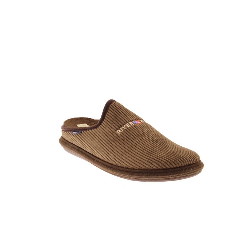 Riverwoods pantoffeln braun 2