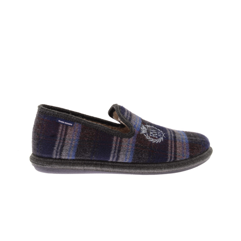 Riverwoods pantoffeln blau 1