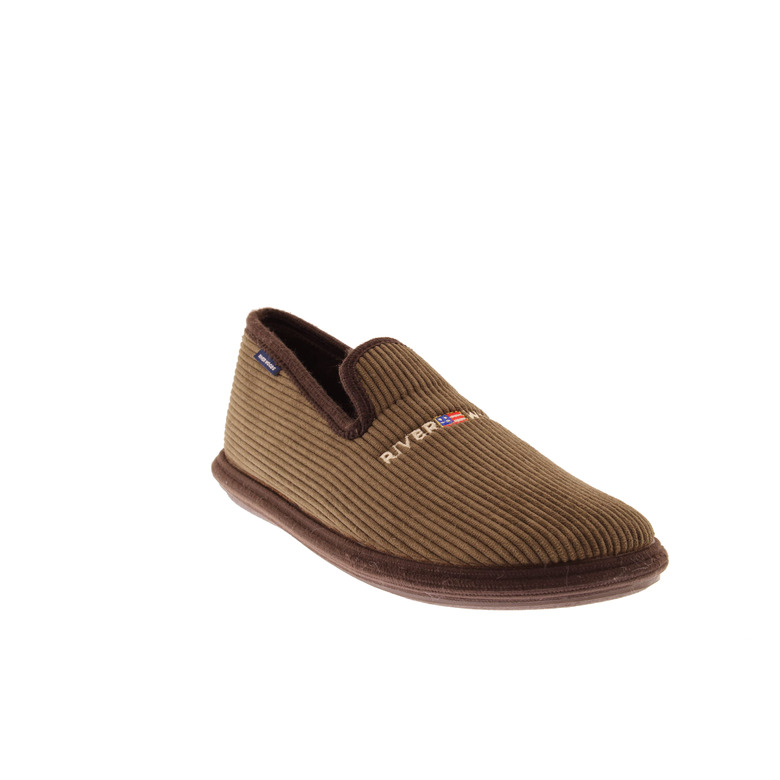 Riverwoods pantoffeln braun 2