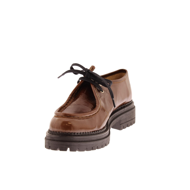 Kmb schnürschuhe cognac 3