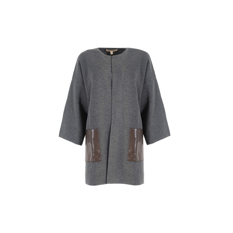 Natan strickjacke grau 1