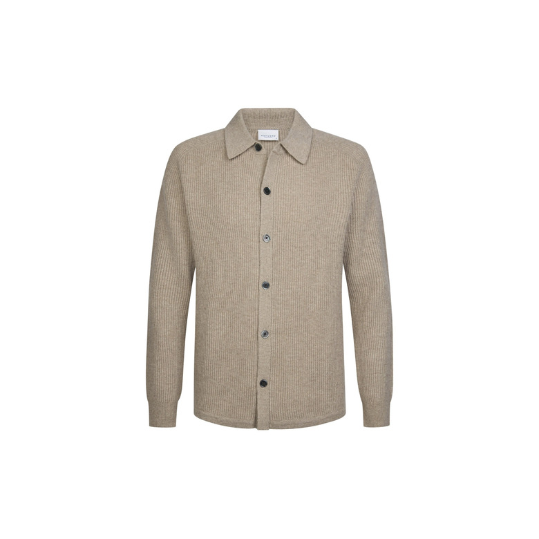 Profuomo strickjacke beige 1