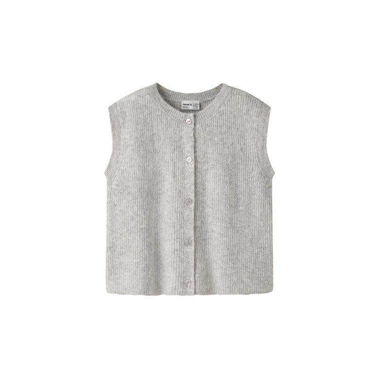 Name It Meisjes cardigan grijs 1