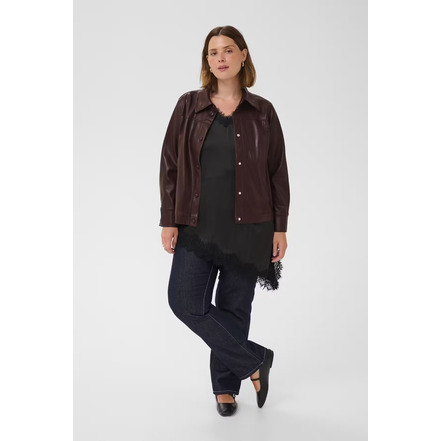 Kaffe Curve veste bordeaux