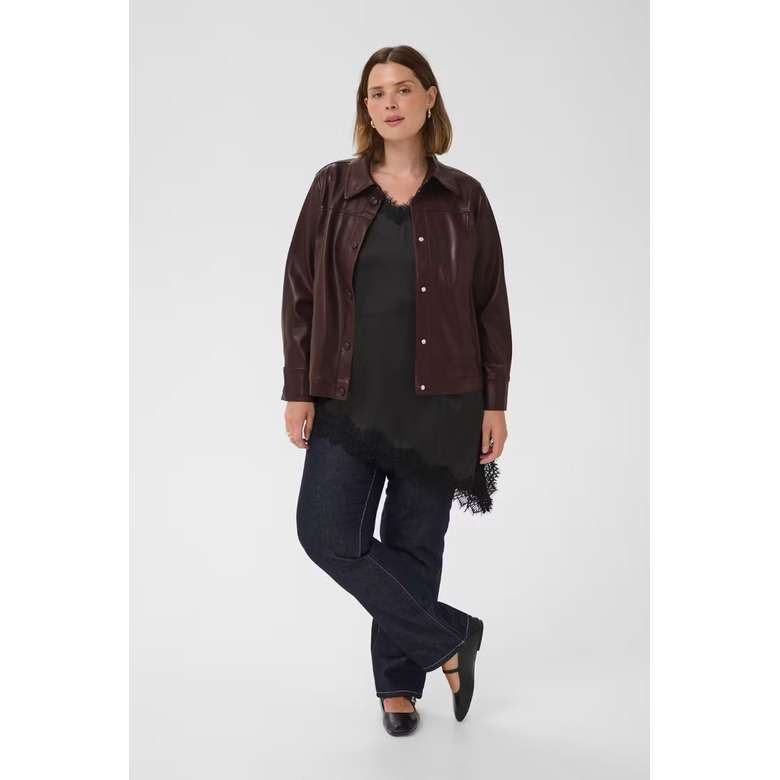 Kaffe Curve weste bordeaux 2