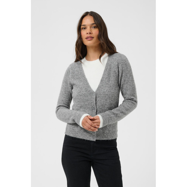 Kaffe strickjacke grau 2
