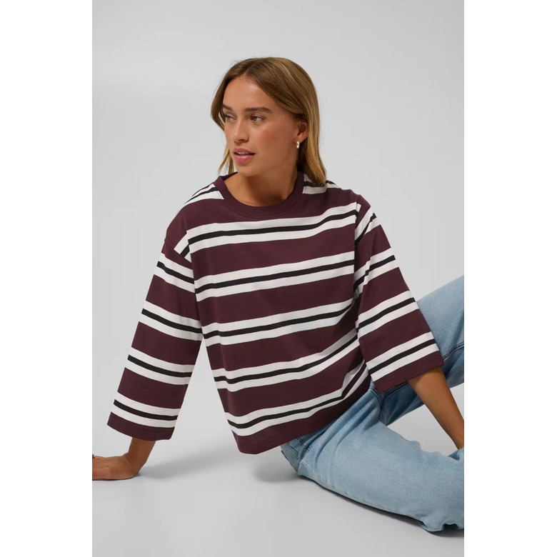 Kaffe t-shirt bordeaux 2