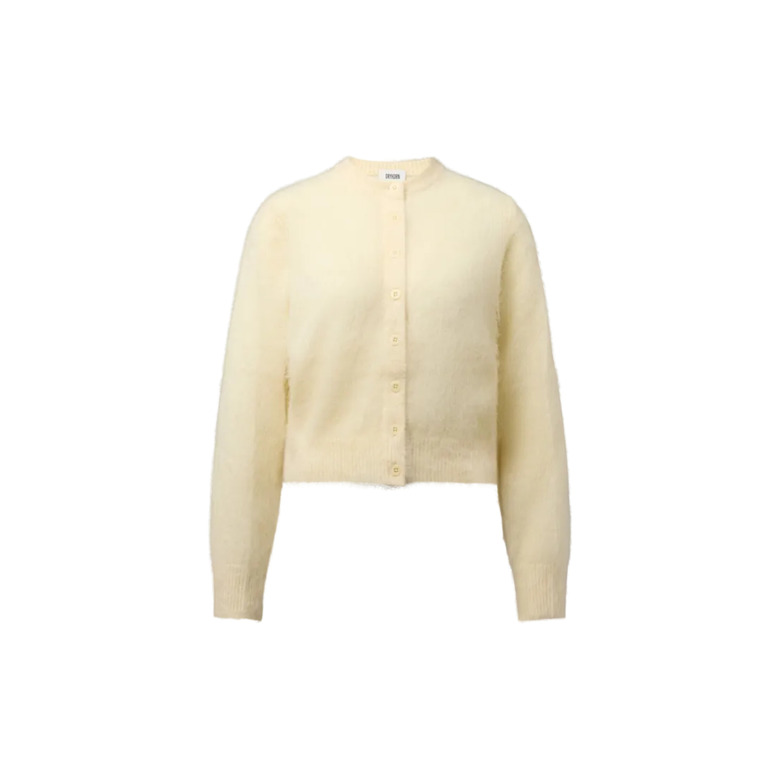 Drykorn strickjacke gelb 1