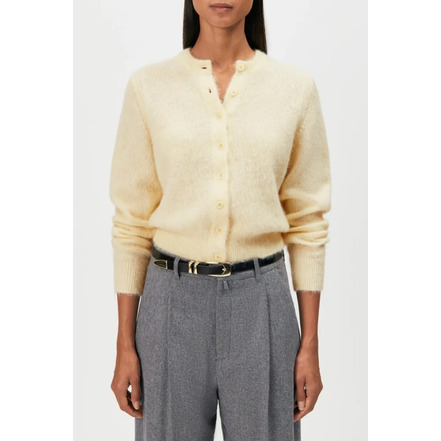 Drykorn strickjacke gelb