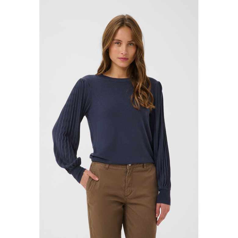 Kaffe pullover blau 2