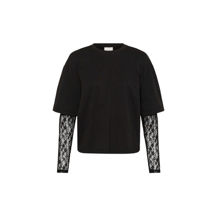 Kaffe t-shirt schwarz