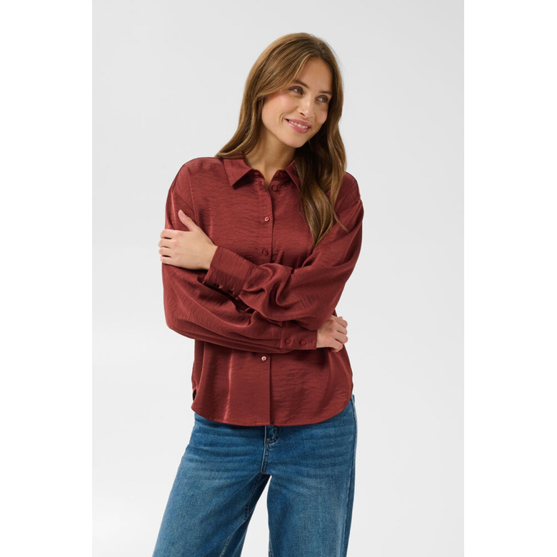 Kaffe bluse bordeaux 2