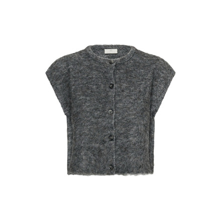 Kaffe strickjacke grau