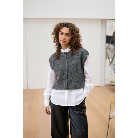 Kaffe cardigan grijs