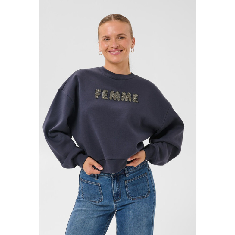 Kaffe sweater blau 2