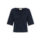 Cream bluse blau 1