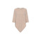 Cream poncho beige 1