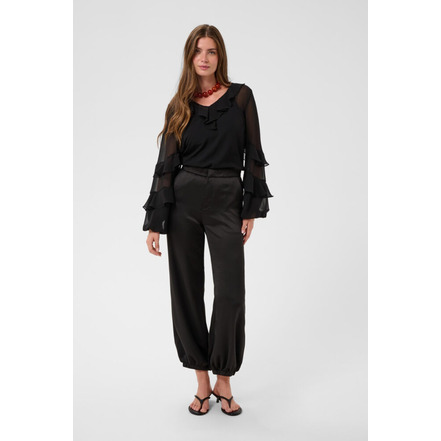 Cream pantalon noir