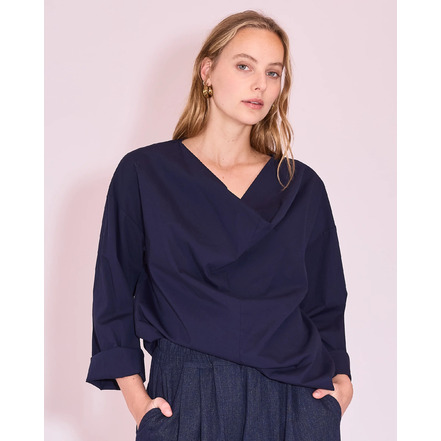 Nathalie Vleeschouwer bluse blau