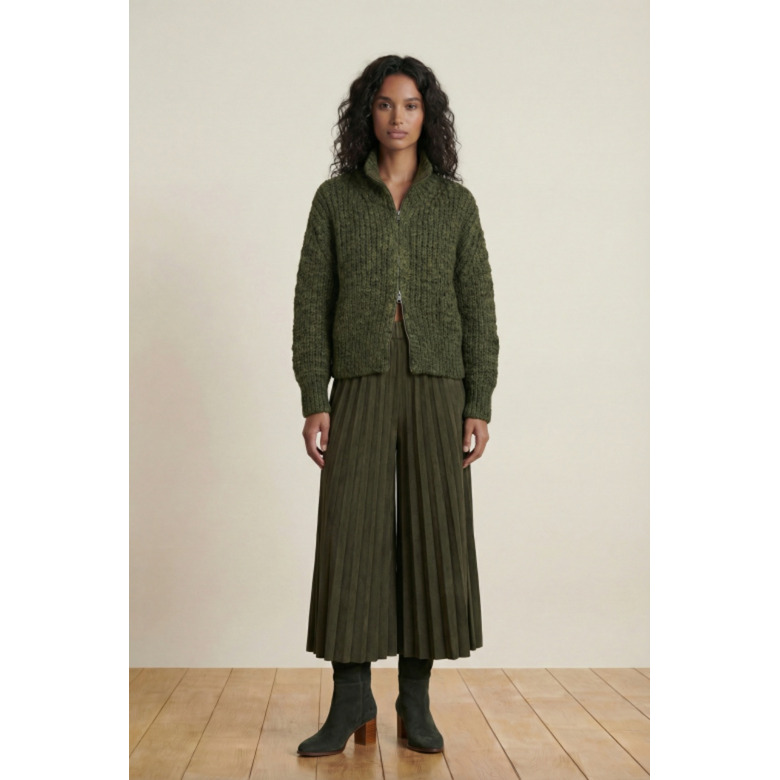 La Fee Maraboutee cardigan vert 2