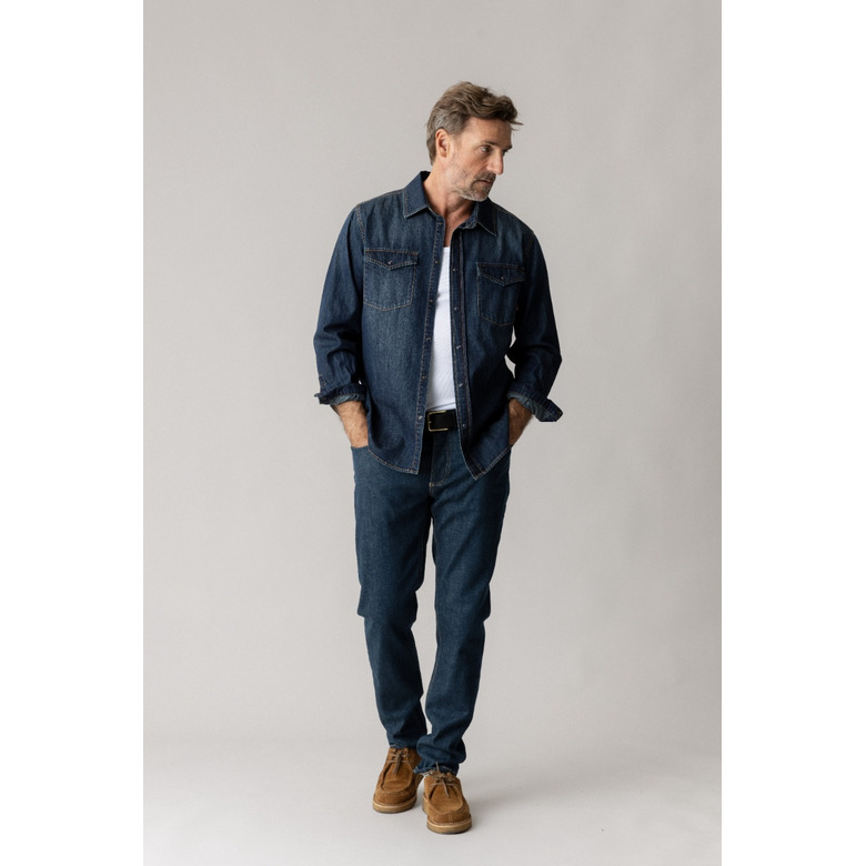 Mos Mosh pantalon bleu 2