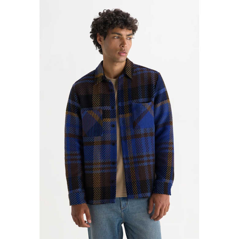 Wax London hemd blauw 2