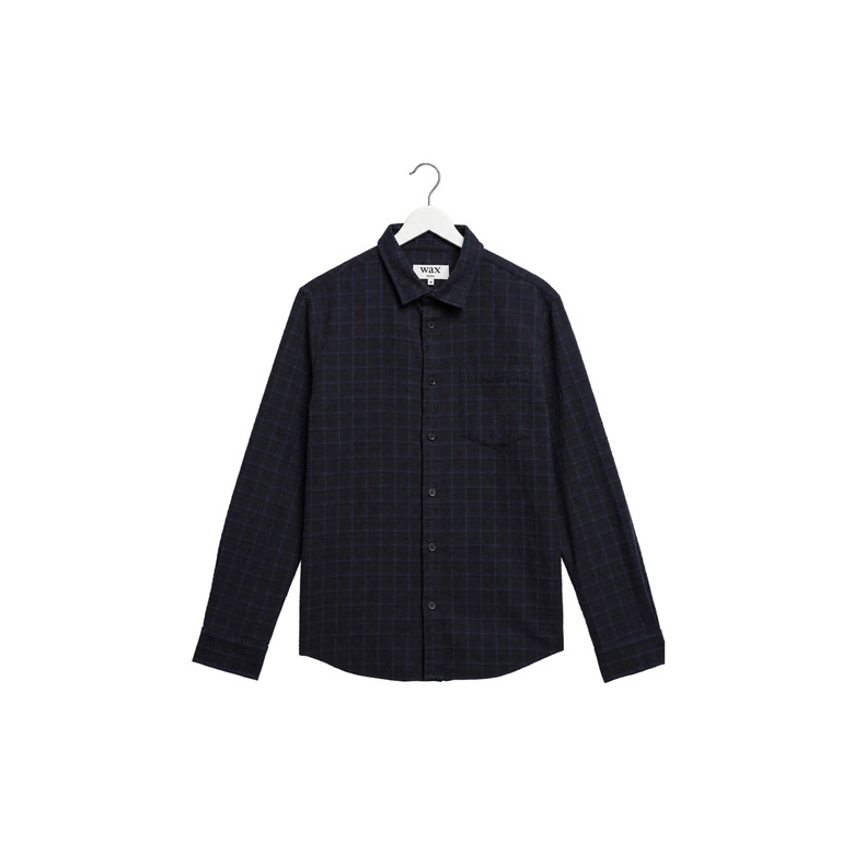 Wax London hemd blau 1