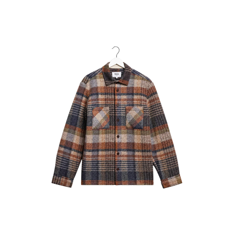 Wax London hemd bruin 1