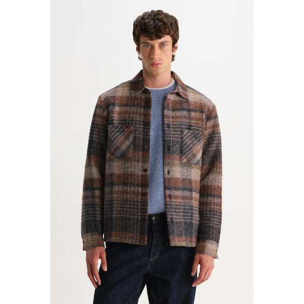 Wax London hemd braun