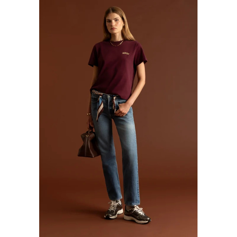Mercer t-shirt bordeaux 2