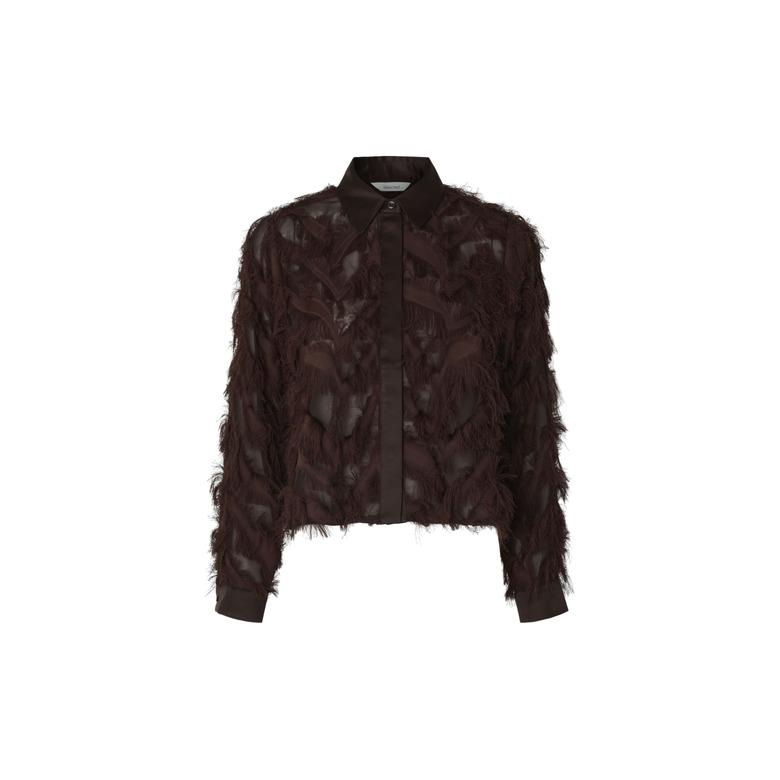 Selected Femme blouse brown 1