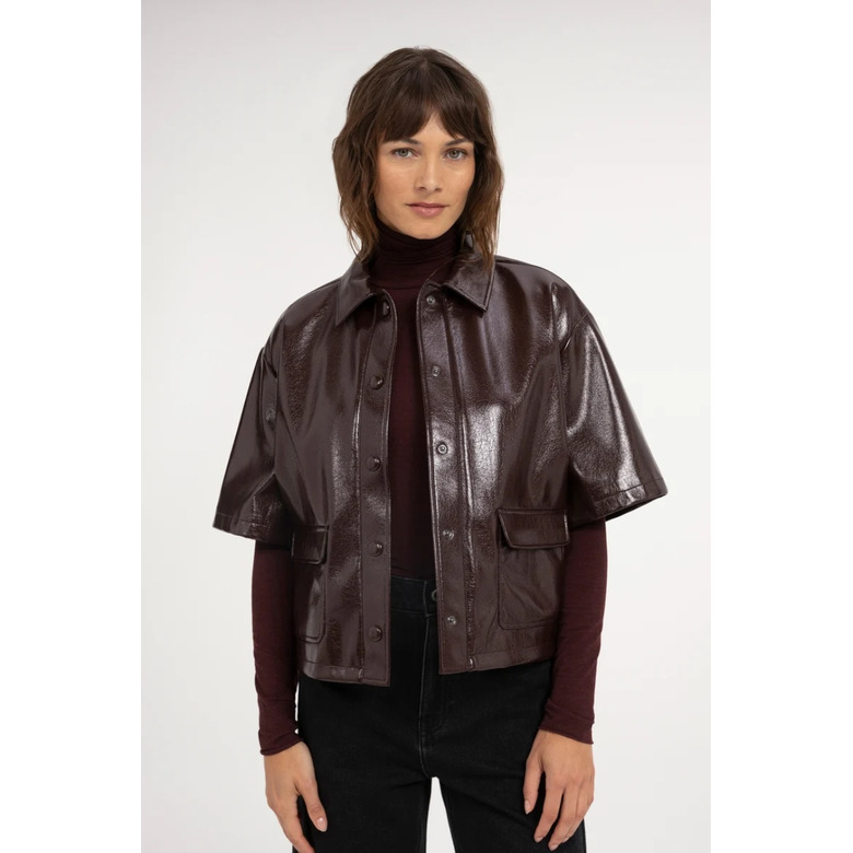 Yaya veste brun 2
