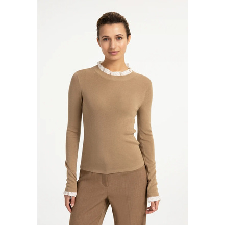 Yaya sweater lightbrown