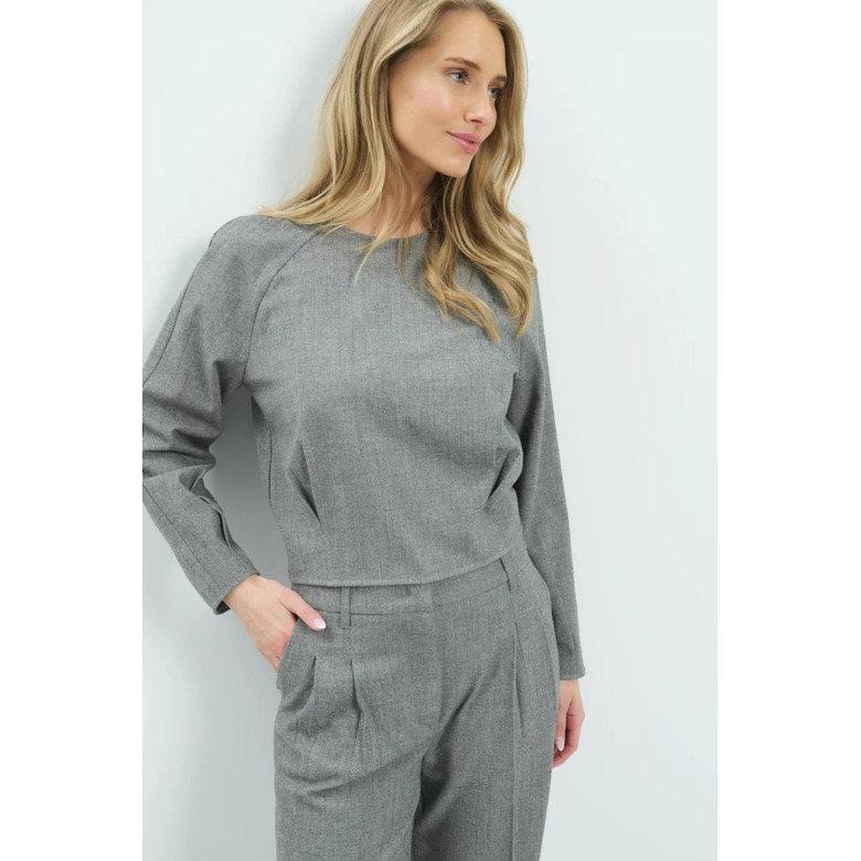 Yaya blouse grey 2