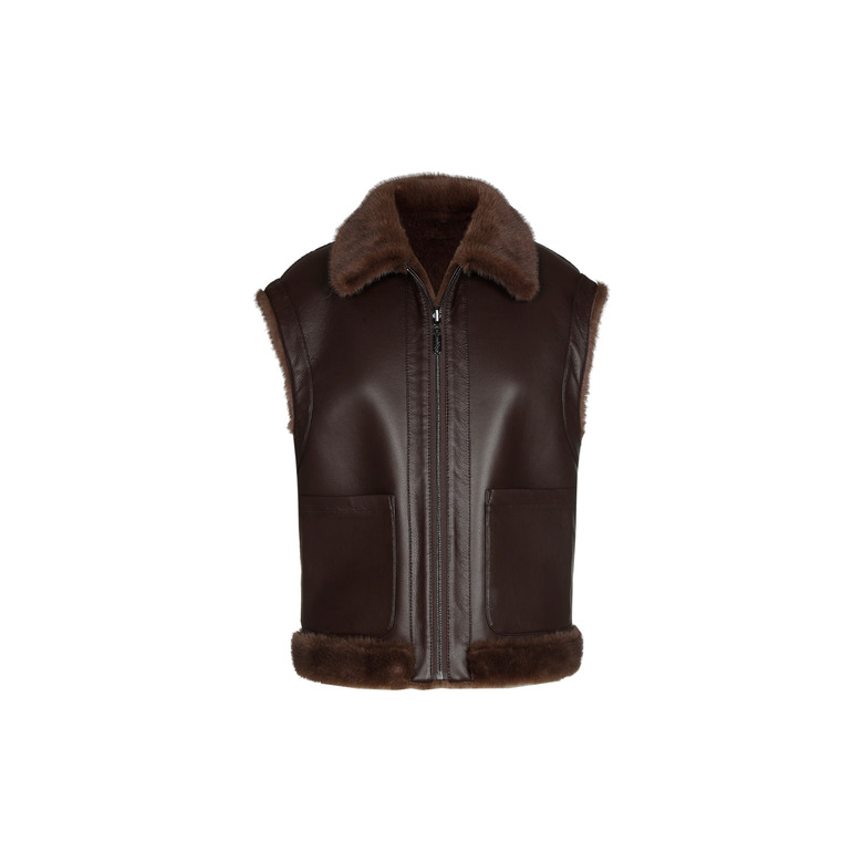 Xandres veste brun 1