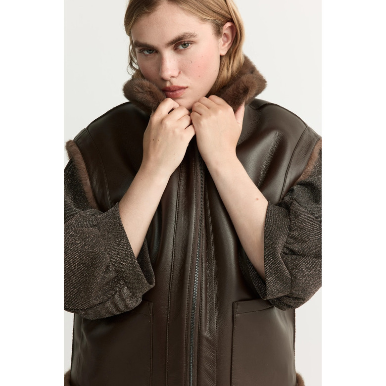 Xandres veste brun 2