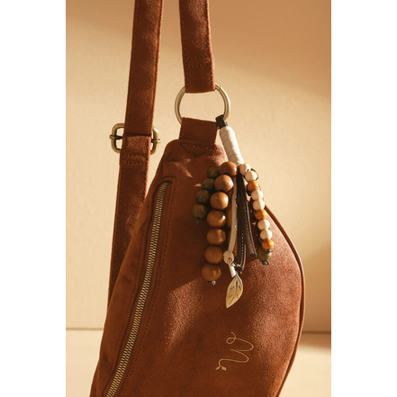 Woomen Vegan sac banane camel