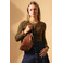 Woomen Vegan sac banane camel 3