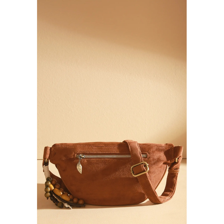Woomen Vegan sac banane camel 5