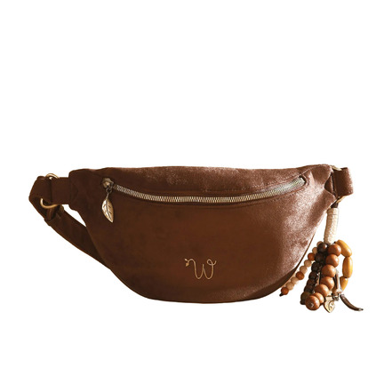 Woomen Vegan sac banane brun