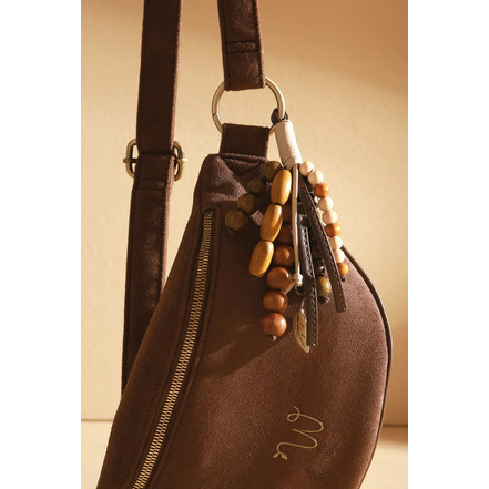 Woomen Vegan sac banane brun