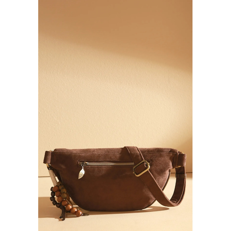 Woomen Vegan sac banane brun 5