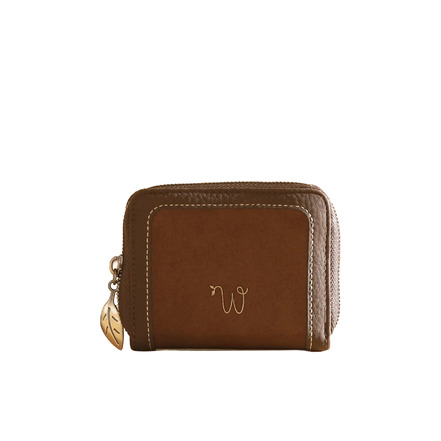 Woomen Vegan portefeuille brun