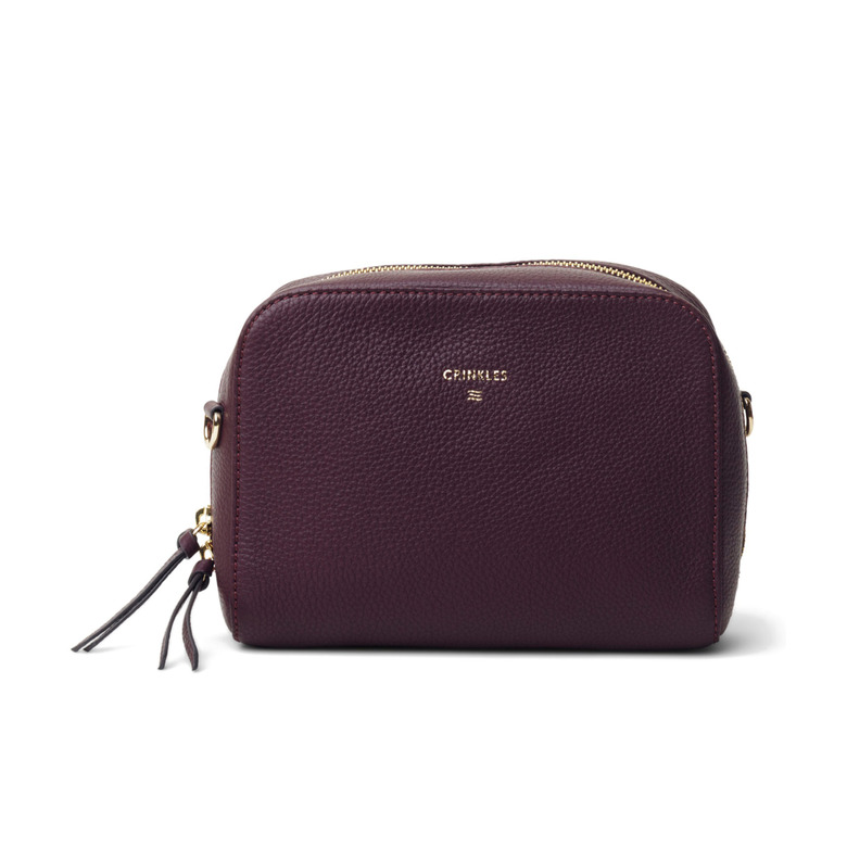 Crinkles Sibel crossbody bordeaux 1